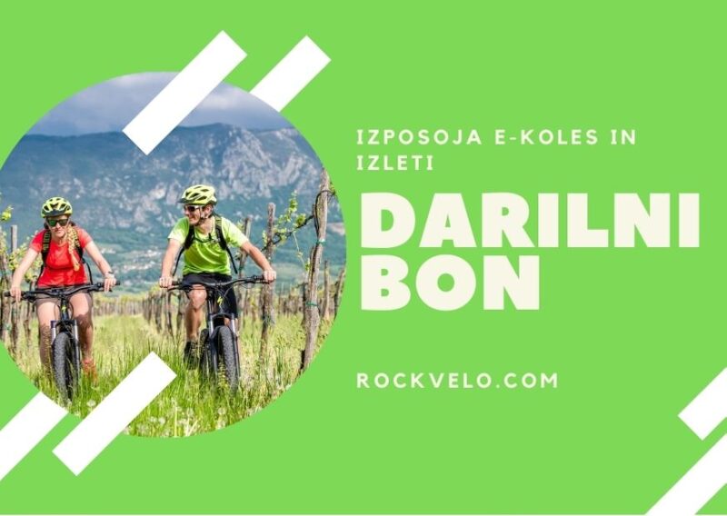 Darilni bon za izposojo električnega kolesa